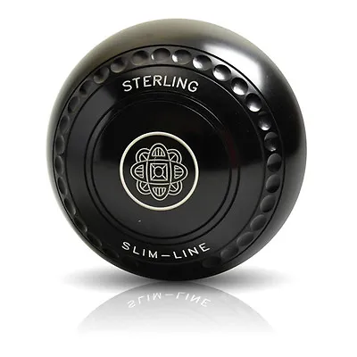 £149.99 • Buy Henselite Almark (Pair) Sterling Slimline Heavy/Medium Black Bowls - SLG-2