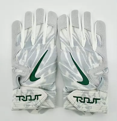 Nike Mike Trout Elite Oregon Ducks Batting Gloves Men's XL White/Noble Green • $89.96