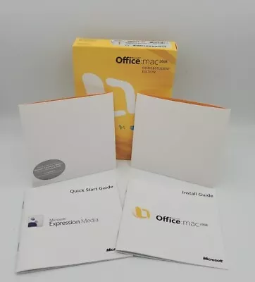 Microsoft Office 2008 Home And Student Retail Mac W/ Product Keys • $17.96