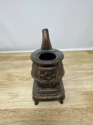 Miniature Cast Iron Pot Belly Wood Stove Salesman Sample Toy Dollhouse Furniture • $19.99