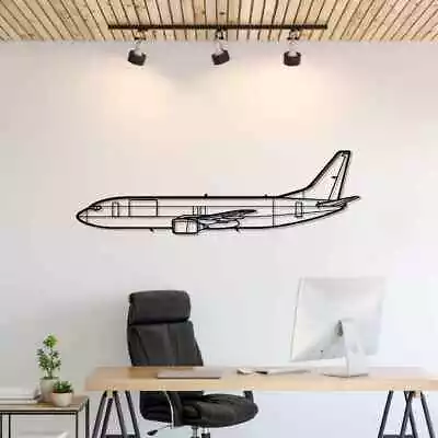 Wall Art Home Decor 3D Acrylic Metal Plane Aircraft USA Silhouette 737-400F • $87.99