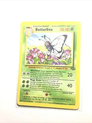 $1.85 • Buy BUTTERFREE - 33/64 - Jungle - Pokemon Card - LP