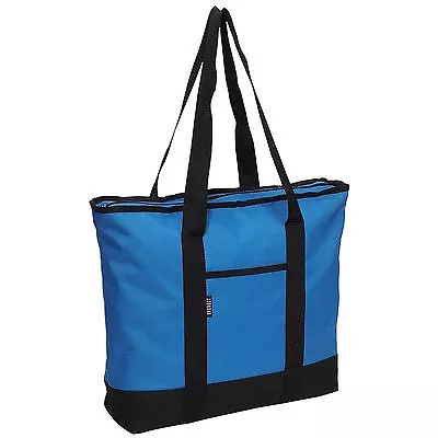 Everest Luggage Shopping Tote - Royal Blue/Black • $19.95