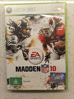 ❤XBOX 360 | MADDEN NFL 10 EA | Microsoft Game | Manual | Tested | Free Fast Post • $6.99