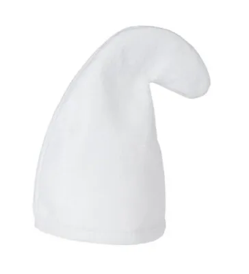 GNOME Hat Adult Smurf White Smurfette Elf Dwarf Garden Fancy Dress Unisex Cap • £4.90