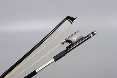 Advanced Violin Bow 4/4 Black Carbon Fiber Straight Balance AAA Bow Hair Frog • $32