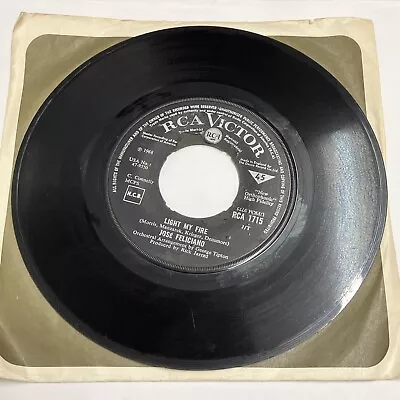 José Feliciano - Light My Fire / California Dreamin’ - UK 1968 7” Vinyl RCA 1715 • £2.50