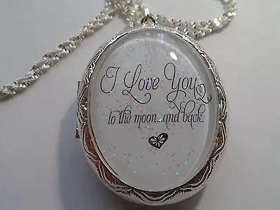 I Love You To The Moon And Back Locket • $26.99