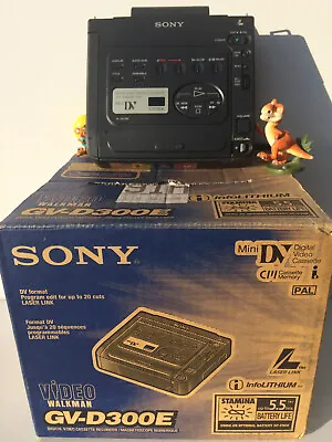 Sony GV-D300E MiniDV Digital Video Recorder PAL System Accessory Battery Charger • $1399