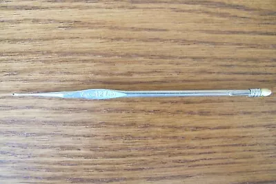 Vintage Susan Bates Steel Crochet Hook Size 12 • $12.99