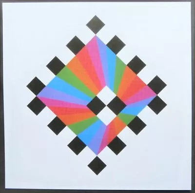 MAX BILL - 1987 Serigraphy  Six Quantum Equal Colors  • $46.88