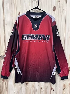 Gemini 2 Fishing Jersey Red In Color. Long Sleeve Mens Extra Large XL • $18.99