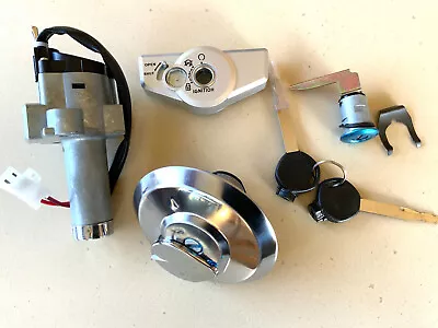 Honda Cb125f Glr125 2019 Ignition Barrel Switch Set Fuel Cap Seat Lock • £57.99