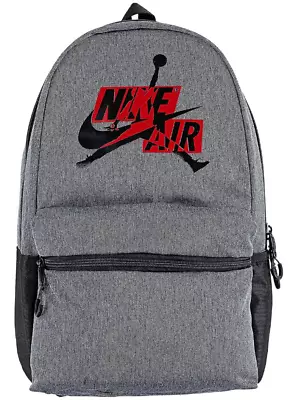 Nike Air Jordan Jumpman Carbon Heather Large Backpack 9A0381-GEH NEW • $22.95