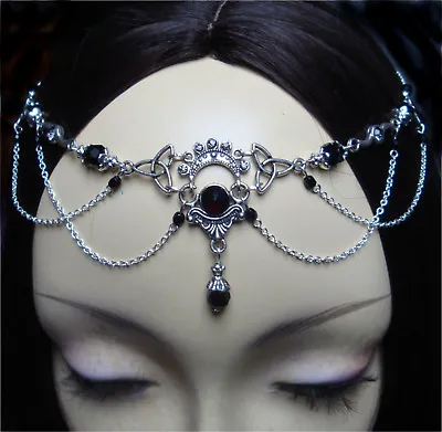 ^v^Headwear*Noreia*Gothic*LARP*circlet*medieval*Celtic*Triquetra*Triskele^v^ • £30.68