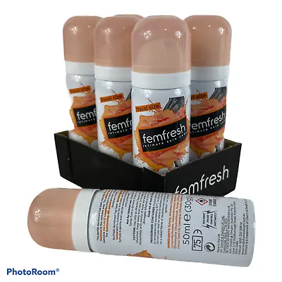 £5.99 • Buy 6 X Womens Femfresh Freshness Deodorant Spray Travel Size (50ml) 24hr Protection
