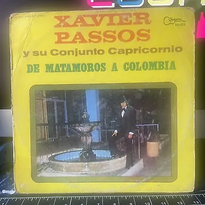XAVIER PASSOS / De Matamoros A Colombia / Vinyl Record  • $20