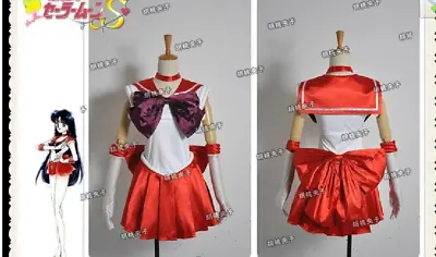 $44.99 • Buy Sailor Moon Sailor Mars Rei Hino Dress Cosplay Costume