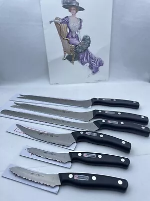 Lot Of 6 Miracle Blade World Class Steak Knives Blade • $38