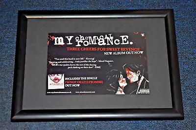 MY CHEMICAL ROMANCE Framed A4 3 Cheers 4 Revenge 2005 SINGLE Original ART Poster • £13.99