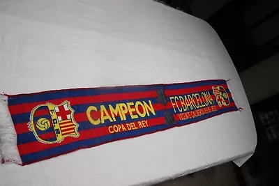 Scarf Of The F.C.Barcelona As Champion Cup King Year 2012 ............... • $4.73