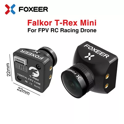 Foxeer T-Rex Mini 1500TVL 6ms Low Latency Super WDR FPV Camera For FPV RC Drone • $54.06