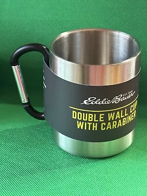 Eddie Bauer Cup Double Wall With Carabiner New • $13