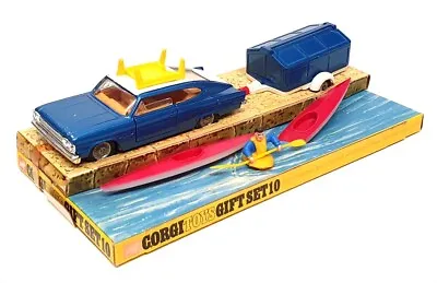 Corgi Toys Gift Set 10 - Marlin Rambler With Ottersport Kayak Figure & Trailer • £399.99