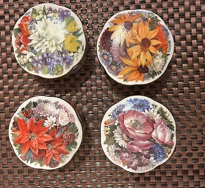 Ardleigh Elliott - Set Of 4 Musical Trinket Boxes - Porcelain • £30