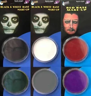 Washable Base Face Paint Halloween Blood Scary Zombie Vampire Devil Witch MakeUp • £2.99