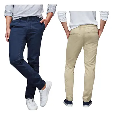 Mens Regatta Regular Fit Summer Cotton Casual Pants Jeans Chino Trousers RRP £50 • £12.99