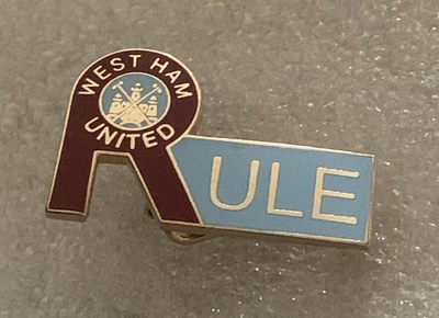 £5.99 • Buy Very Rare Old & Collectable West Ham Supporter Enamel Badge - Wear With Pride