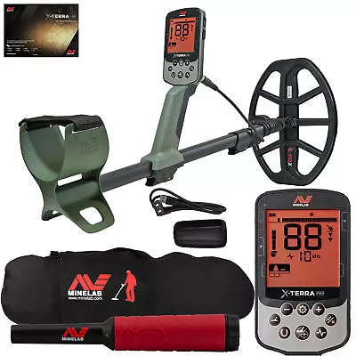 Minelab X-TERRA PRO Metal Detector W/ Pro-Find 40 And Carry Bag • $473.98