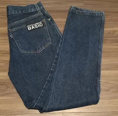 Dolce & Gabbana BASIC Blue Jeans Men 29x32 (Actual 29x30) Denim Made In Italy • $35