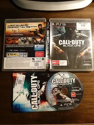Call Of Duty Black Ops PlayStation Sony PS3 Free Post See Store More War There • $18.99