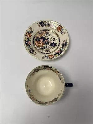 Mason's Mandalay OVERSIZED Breakfast Cup & Saucer Ironstone ENGLAND Antique • £9.99