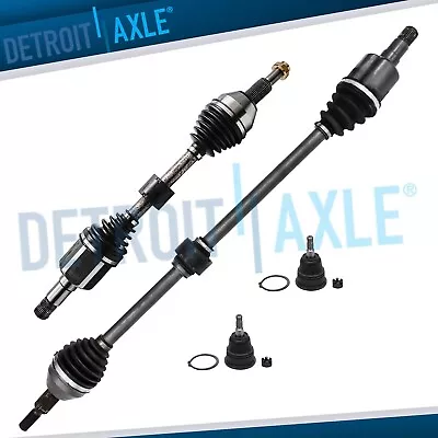 Front CV Axles + Lower Ball Joints For 2008-10 Grand Caravan Town Country Routan • $132.46
