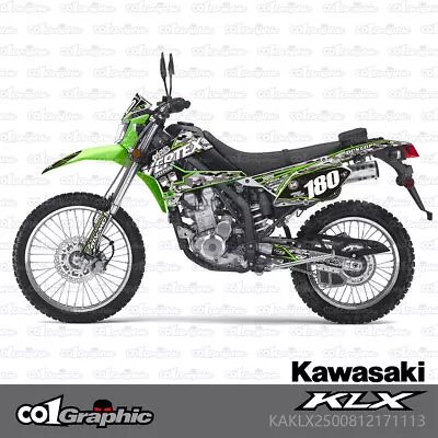 Graphics Decals Stickers Full Kit For Kawasaki Klx 250 D-tracker 250 2008-2024 • $122