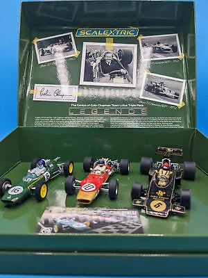 £175 • Buy Scalextric C4184a The Genius Of Colin Chapman Team Lotus Triple Pack