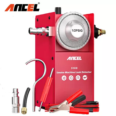 Car Smoke Leak Detector 0.5PSI Output Pressure EVAP Machine Car Pipe Vacuum Test • £80.99