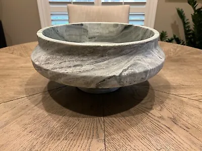 $575 • Buy Restoration Hardware RH Marble Footed Bowl Jade Green 10101218 GRN New Open Box