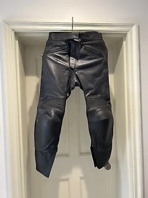 GENUINE Triumph Motorcycles Triple Leather Sports Jeans - Black Used • £50