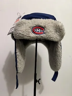 Montreal Canadiens NHL Hockey Kids Youth Children Winter Aviator Trapper Hat • $21.69