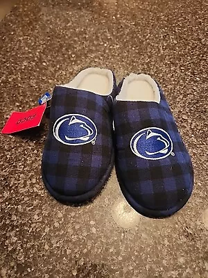 New Men's FOCO Penn State Lions Slippers Size S Fits  7/8 100% Cotton Upper • $9.99