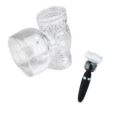 1x Clear TPE Male Humming Bird Attachment Fit Hitachi Magic Wand Massager W • $0.01