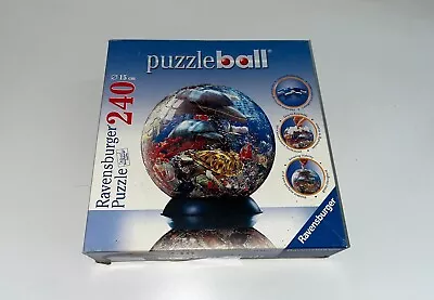 Ravensburger Ocean World 3D PUZZLEBALL 240 Pieces 15cm Globe  • $12