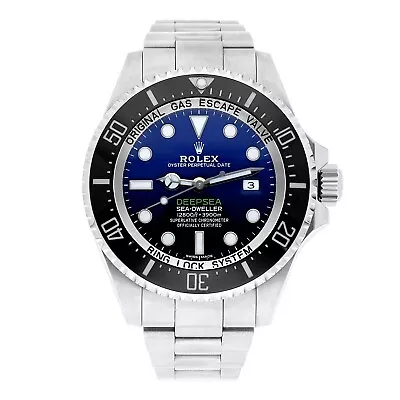 Rolex James Cameron Deepsea Sea-Dweller D-Blue Steel Ceramic Watch  116660 B/P • $13799