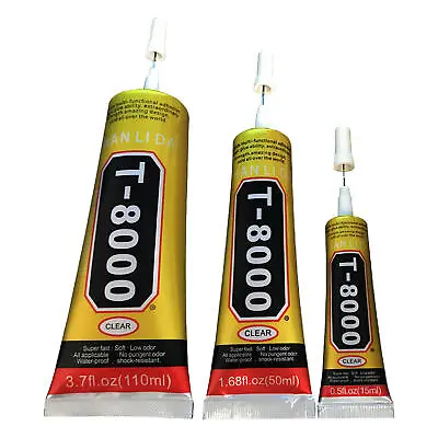 T-8000 Clear Multi-Purpose DIY Adhesive Glue Cellphone Frame Jewelry Glass Glue • $8.59