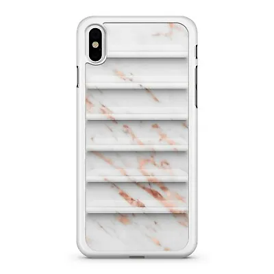 $19.15 • Buy Rose Golden Covered White Marble Shelves 2D Phone Case Cover
