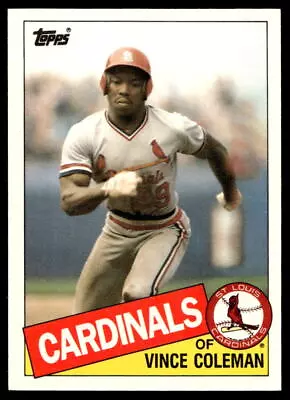 1985 Topps Traded #24T Vince Coleman St. Louis Cardinals GEM MINT NO RESERVE! • $0.99